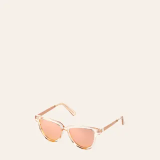 Crystal Gold & Champagne Polarized Sunglasses