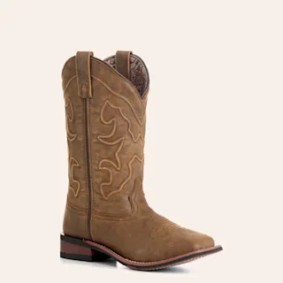 Megan Tan Stockman Cowboy Boots